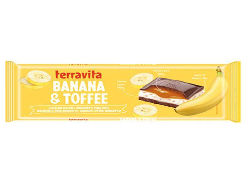 CZEKOLADA TERRAVITA 235G BANANA TOFFEE