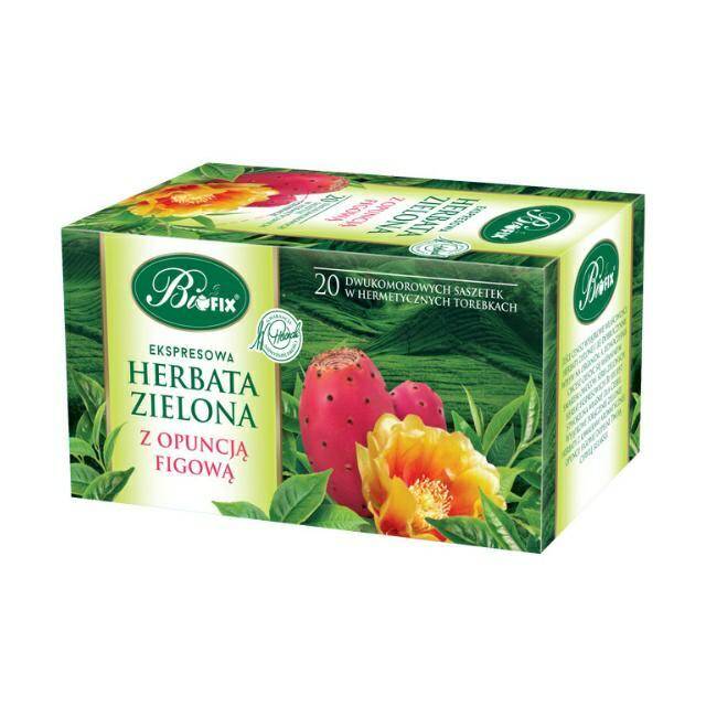 HERBATA BIOFIX ZIELONA A20 OPUNCJA 0308