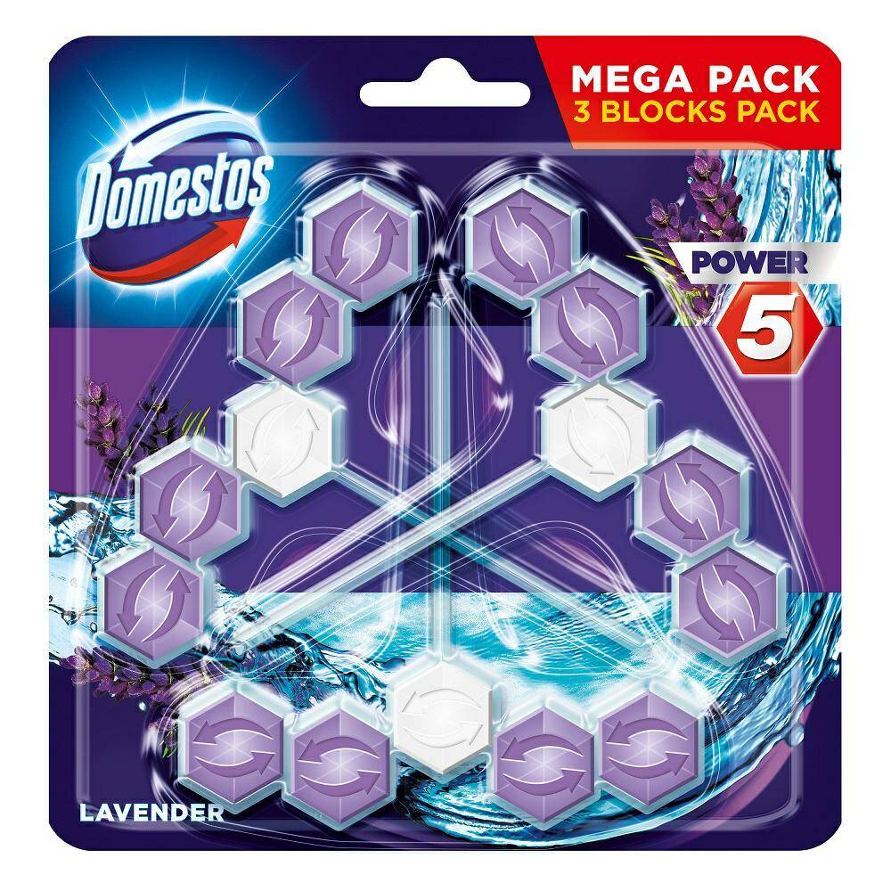ZAWIESZKA DO WC DOMESTOS 3x55G LAVENDER