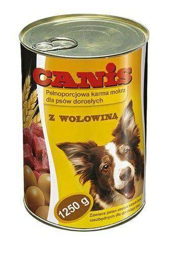 KARMA DLA PSA CANIS 1250G PUSZKA