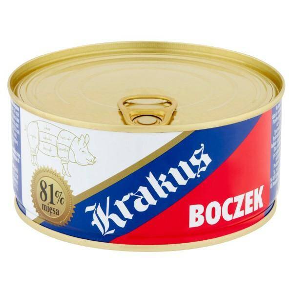 KONSERWA KRAKUS 300G BOCZEK WIEPRZOWY