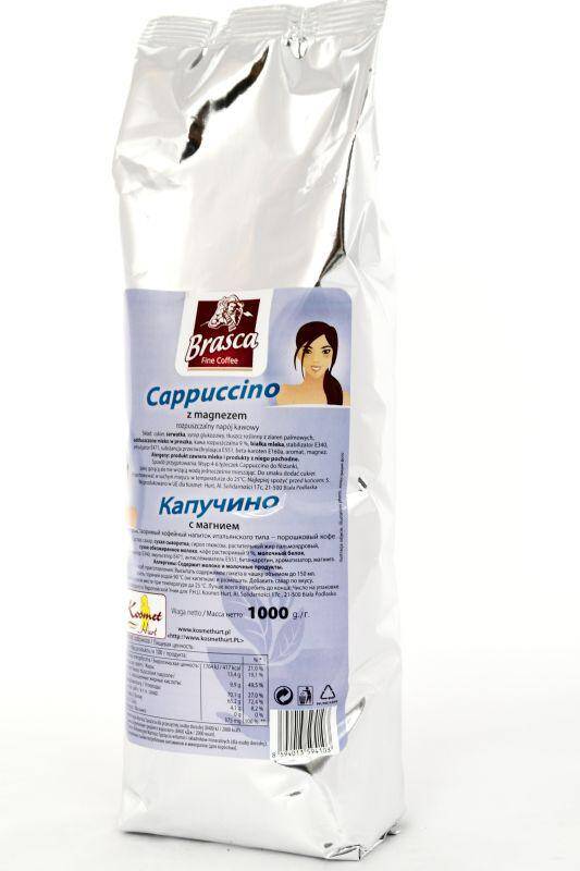 KAWA CAPPUCCINO BRASCA 1KG Z MAGNEZEM