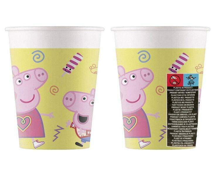 KUBECZKI PAPIEROWE A8 200ML PEPPA PIG