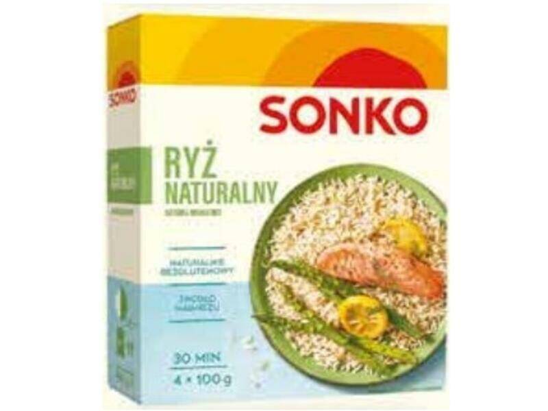 RYŻ SONKO 400G NATURALNY 4X100G 0604