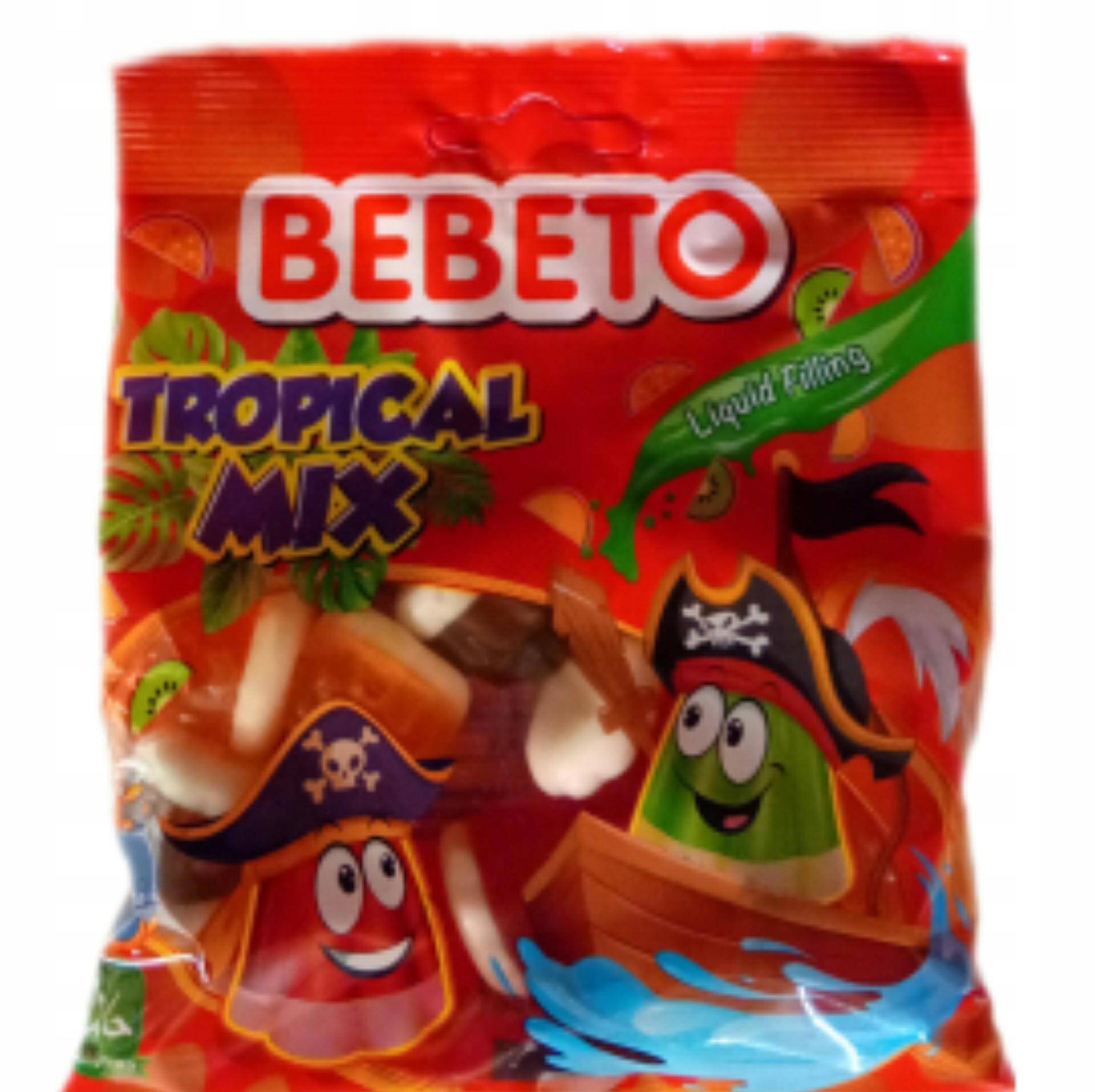 ŻELKI BEBETO 80G TROPICAL 5879