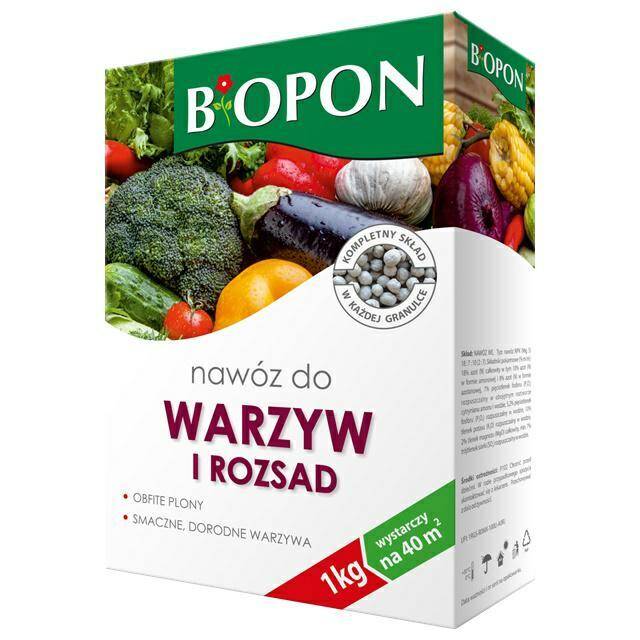 BIOPON NAWÓZ DO WARZYW 1KG KARTON