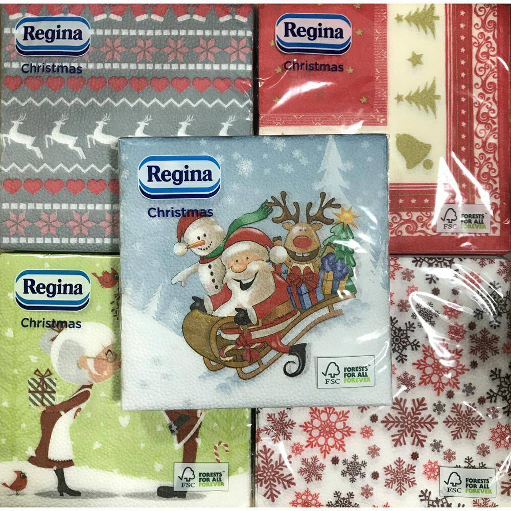 SERWETKI REGINA BOŻE NARODZENIE MIX 1P