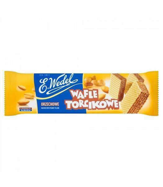 WAFLE WEDEL 160G TORCIKOWE MINI ORZECH