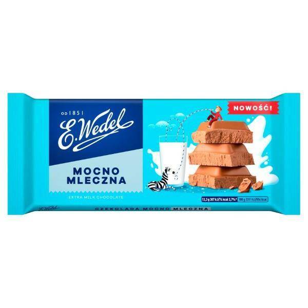 CZEKOLADA WEDEL 80G MOCNO MLECZNA 8652