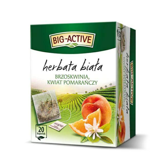 HERBATA BIGACTIVE A20 BIAŁA BRZOSKWINIA
