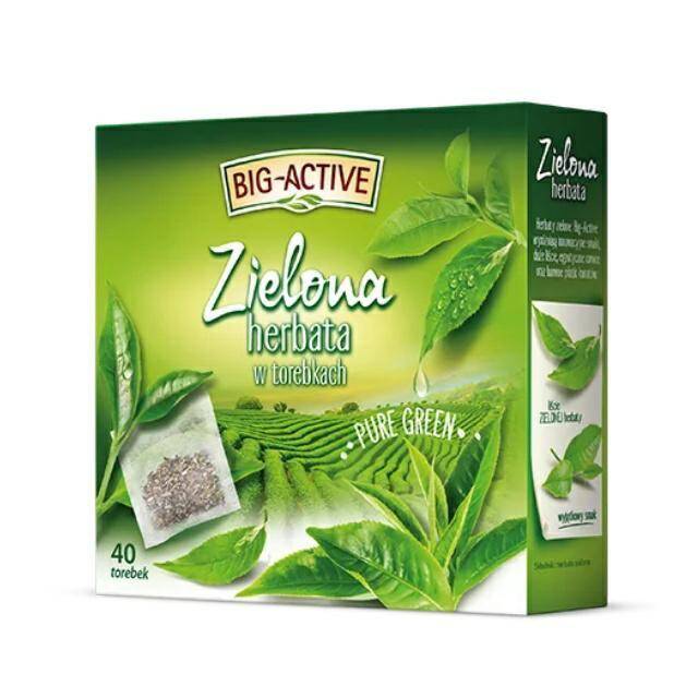 HERBATA BIGACTIVE A40 ZIELONA PURE GREEN