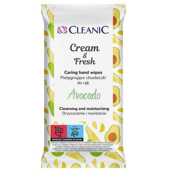 CHUSTECZKI CLEANIC DO RĄK CF AVOCADO A15