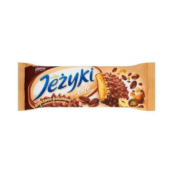HERBATNIKI JEŻYKI 140G W CZEK. KAWOWE