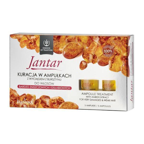 KURACJA DO WŁOSÓW JANTAR 5x5ML WŁOSY
