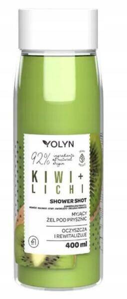 ŻEL POD PRYSZNIC YOLYN 400ML SHOT KIWI