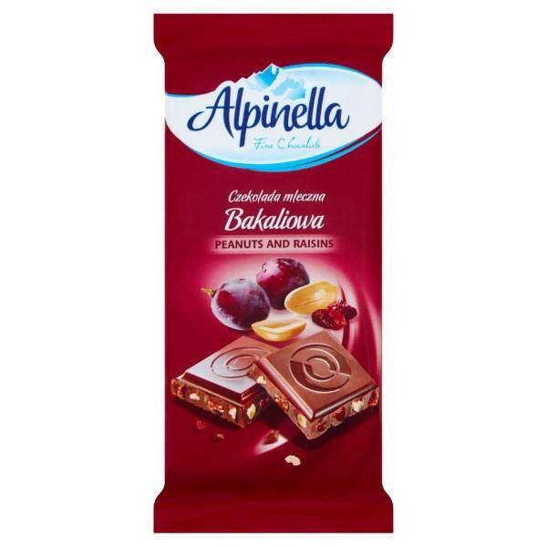 CZEKOLADA ALPINELLA 90G MLECZNA BAKALIO