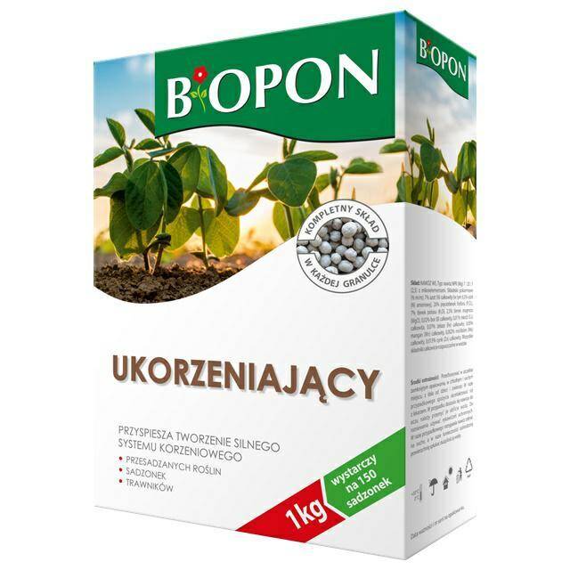 BIOPON NAWÓZ UKORZENIAJĄCY 1KG KARTON
