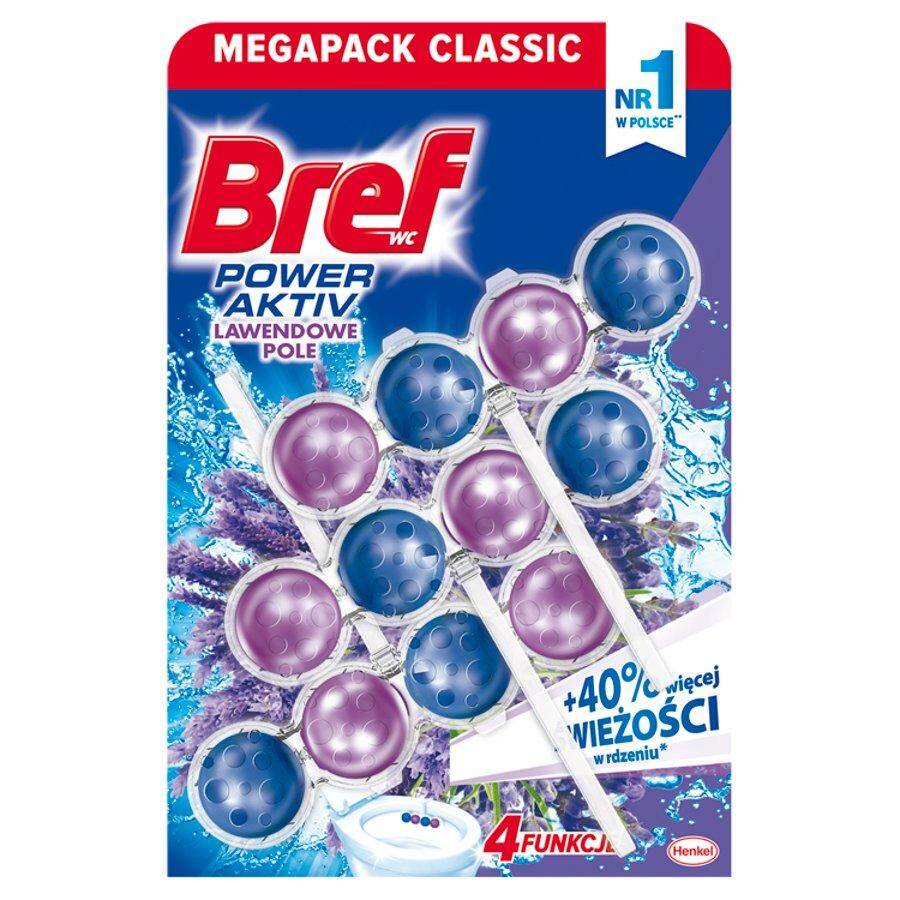 ZAWIESZKA DO WC BREF 3X50G LAWENDA 6192