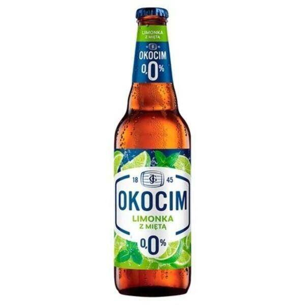 PIWO OKOCIM 500ML LIMONKA Z MIĘTĄ 0% BUT