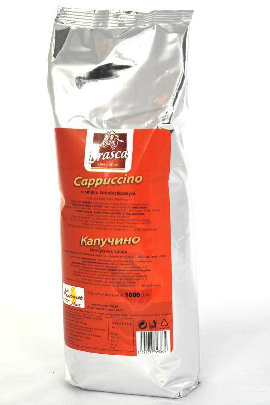 KAWA CAPPUCCINO BRASCA 1KG ŚMIETANKOWE