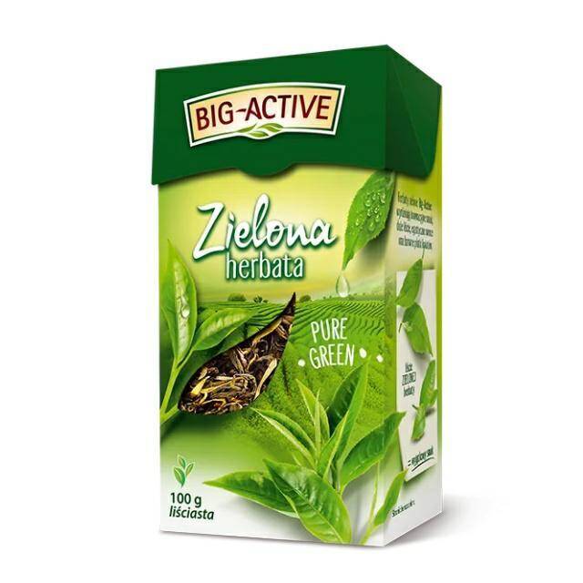 HERBATA BIGACTIVE LIŚC 100G ZIEL PURE
