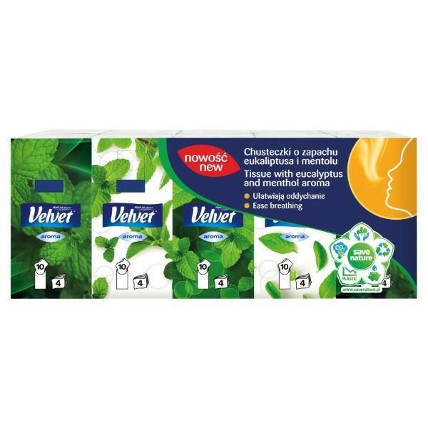 CHUSTECZKI VELVET 10X10 MIĘTA 4WARS 5366