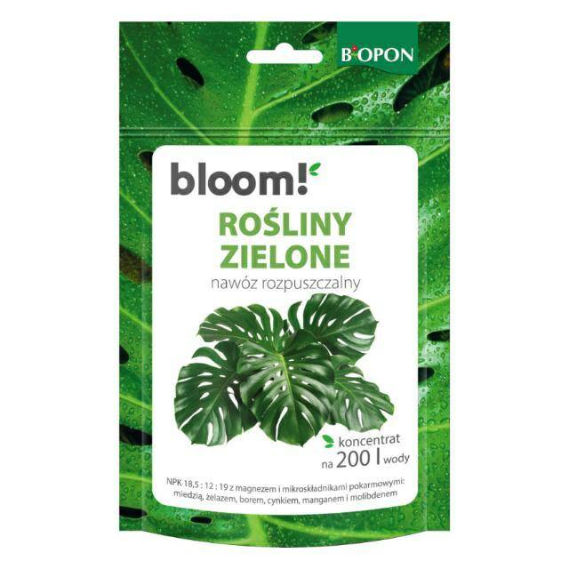 BIOPON NAWÓZ BLOOM 200G ROŚLINY ZIELONE