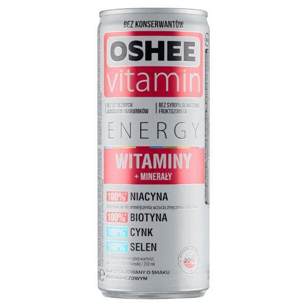 NAPÓJ OSHEE 250ML ENEGRY VITAMIN POMARAŃ