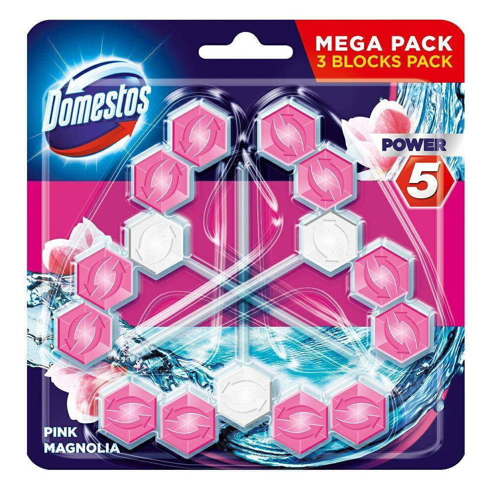 ZAWIESZKA DO WC DOMESTOS 3x55G PINK