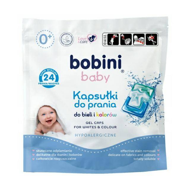 KAPSUŁKI DO PRANIA BOBINI A24 KOLOR I