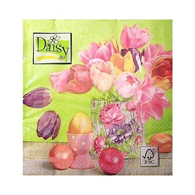 SERWETKI DAISY A20 WIELKANOC 33x33