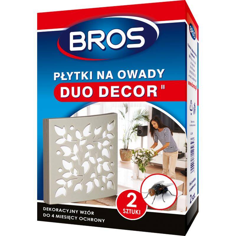 BROS PŁYTKI NA OWADY DUO-DECOR A2SZT