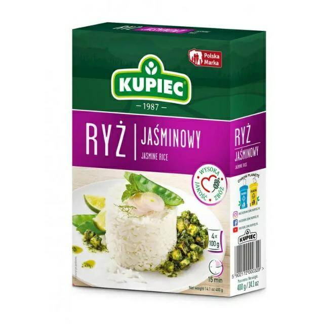 RYŻ KUPIEC 400G JAŚMINOWY 4x100G 0329