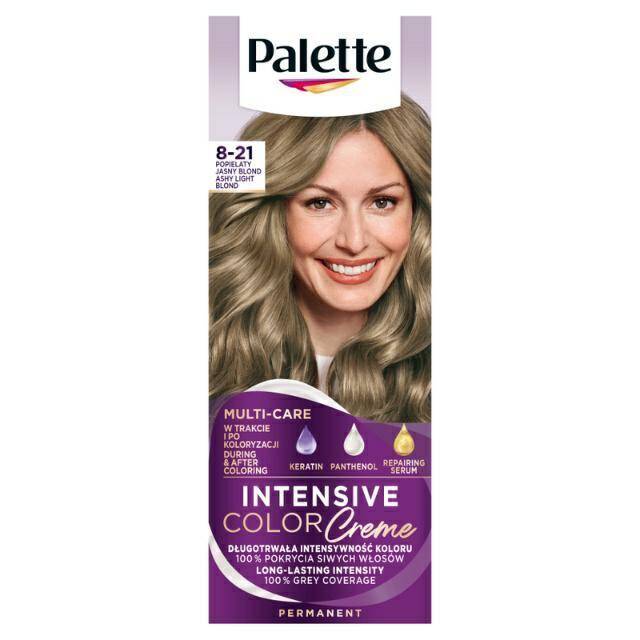 FARBA PALETTE 8-21 POPIEL JASNY BLOND