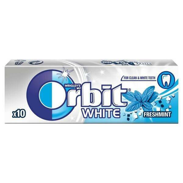 GUMA ORBIT WHITE FRESH MINT DR 14G A10