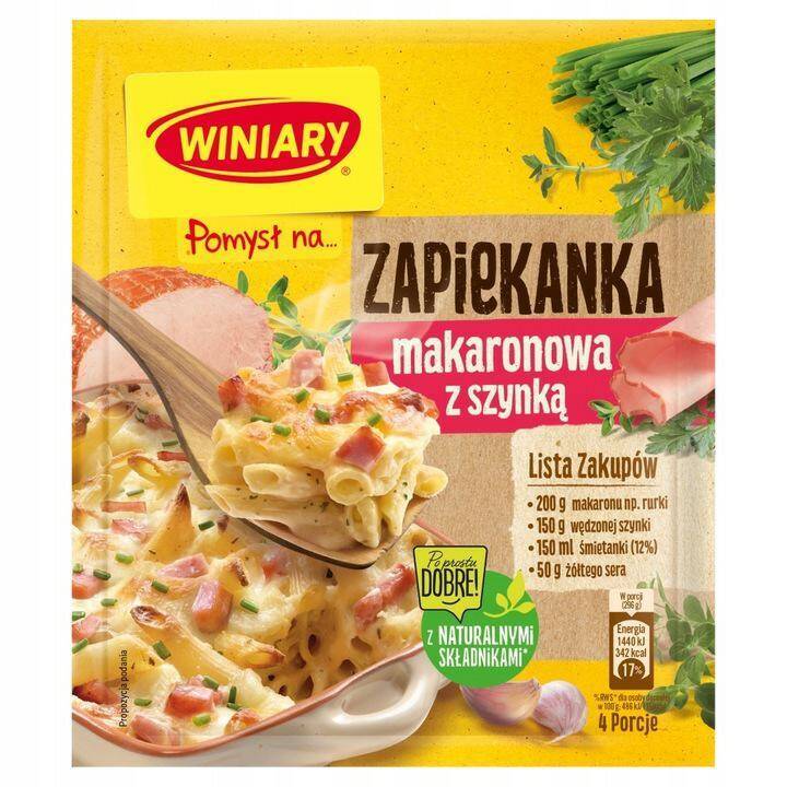 POMYSŁ NA WINIARY 35G ZAPIEKANKA MAKARON