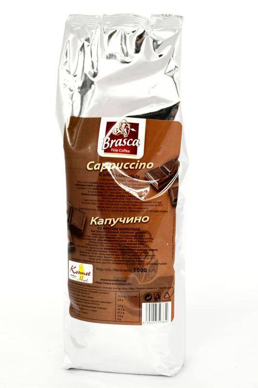 KAWA CAPPUCCINO BRASCA 1KG CZEKOLADOWE