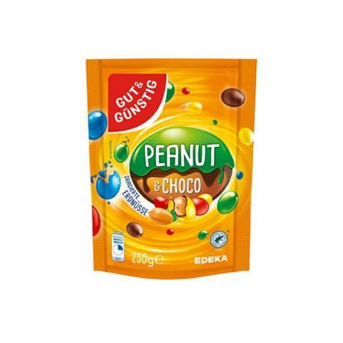 ORZESZKI W CZEKOLASZIE PEANUT CHOCO 250G