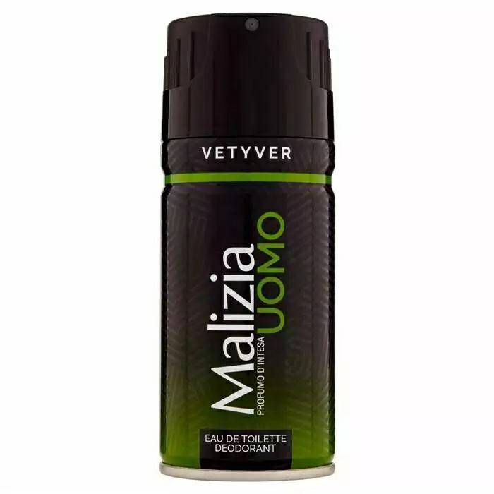 DEZODORANT MALIZIA 150ML MEN VETYVER