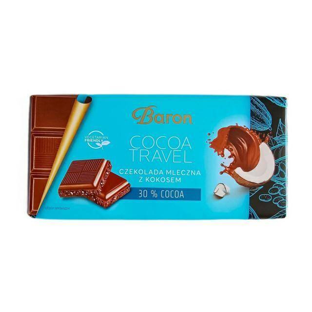 CZEKOLADA BARON COCOA TRAVEL 100G