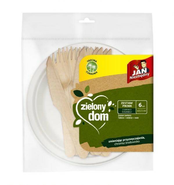ZESTAW PIKNIK JAN A6 ZIELONY DOM