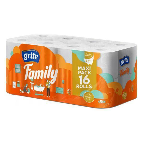 PAPIER TOALETOWY GRITE FAMILY DECOR A16