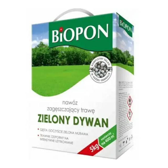 BIOPON NAWÓZ DO TRAWNIKA 5KG ZAGĘSZCZAJ