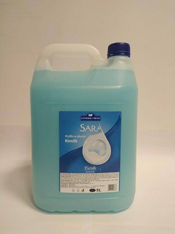 MYDŁO W PŁYNIE SARA 5L BIOSILK 3367