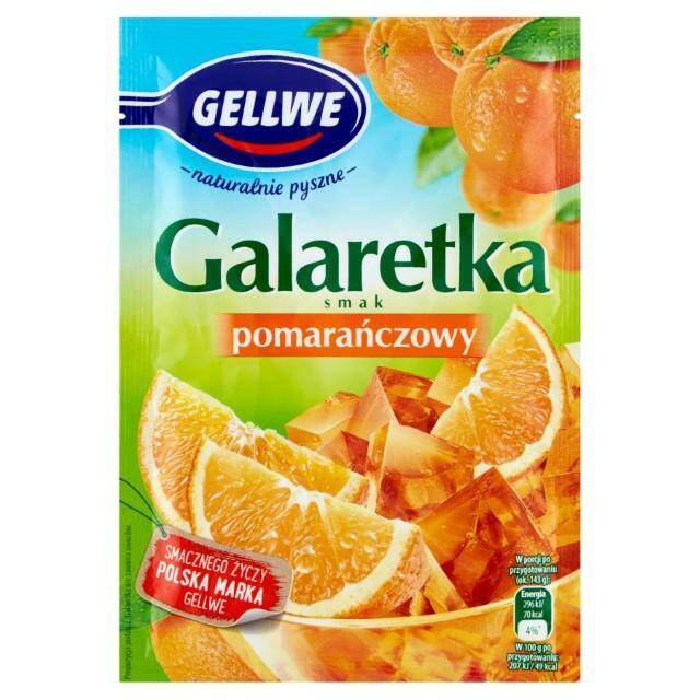 GALARETKA GELLWE 72G POMARAŃCZA 9795