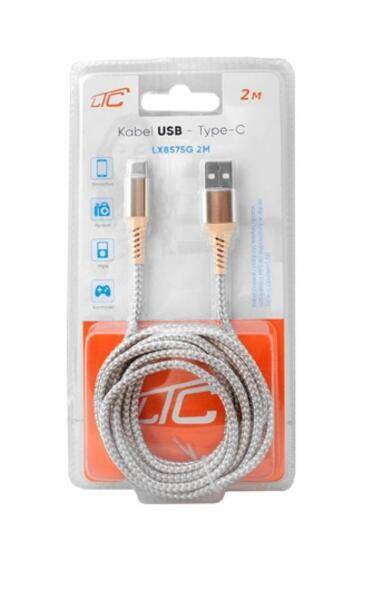 KABEL TYPE-C 2M LX8575G 0591