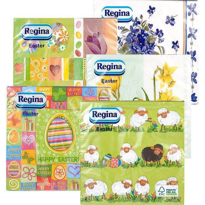 SERWETKI REGINA WIELKANOC MIX 3P A15