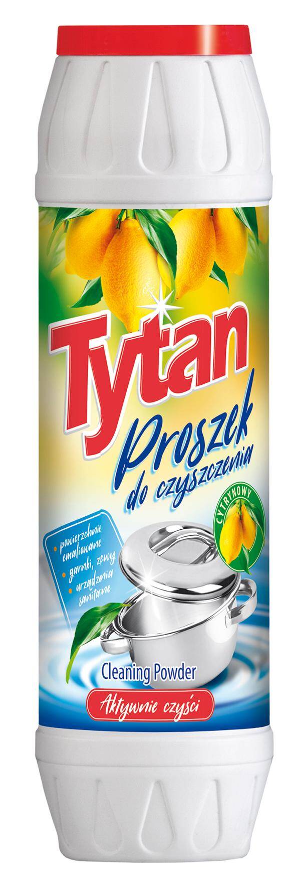 PROSZEK DO CZYSZCZENIA TYTAN 500G LEMON