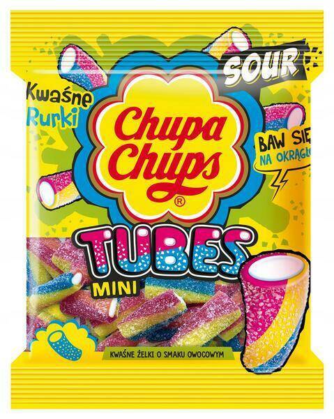 ŻELKI CHUPA CHUPS 90G MINI TUBES 0490