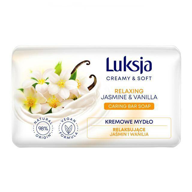 MYDŁO W KOSTCE LUKSJA 90G JASMINE